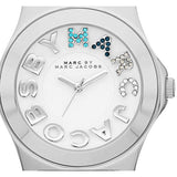 Marc Jacobs Rivera White Dial Silver Steel Strap Watch for Women - MBM3136 Buy Now By Marc Jacobs