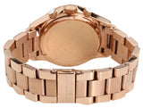 Marc Jacobs Rock Chronograph Rose Gold Dial Rose Gold Steel Strap Watch for Women - MBM3156 Buy Now By Marc Jacobs