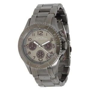 Marc Jacobs Rock Chronograph Gunmetal Grey Dial Grey Steel Strap Watch for Men - MBM3160 Buy Now By Marc Jacobs