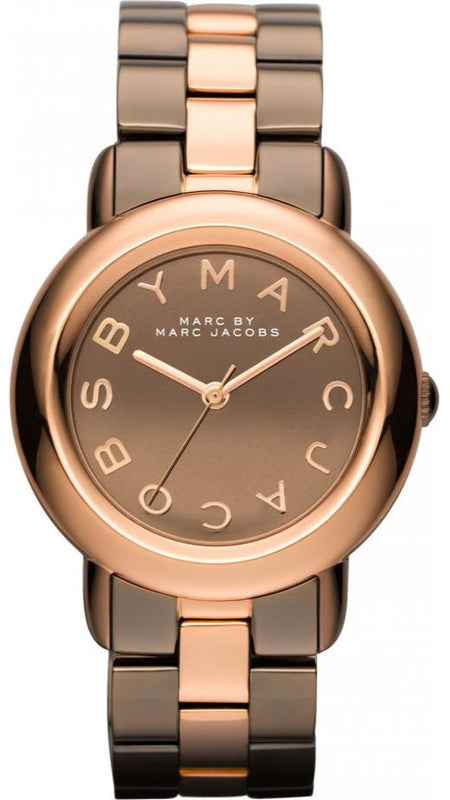 Marc Jacobs Marci Brown Dial Two Tone Steel Strap Watch for Women - MBM3171 Buy Now By Marc Jacobs