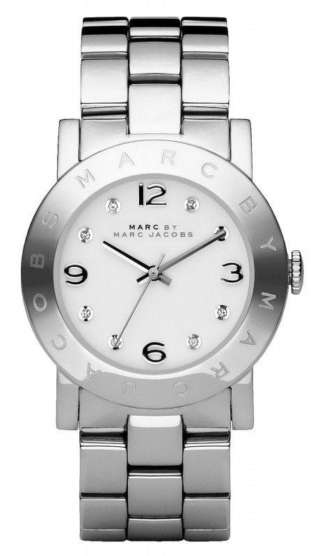 Marc Jacobs Amy Silver Dial Silver Steel Strap Watch for Women - MBM3181 Buy Now By Marc Jacobs