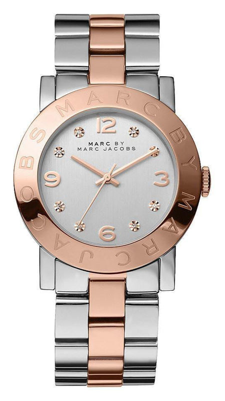Marc Jacobs Amy Silver Dial Two Tone Steel Strap Watch for Women - MBM3194 Buy Now By Marc Jacobs
