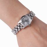 Marc Jacobs Henry Dinky Silver Dial Silver Steel Strap Watch for Women - MBM3198 Buy Now By Marc Jacobs