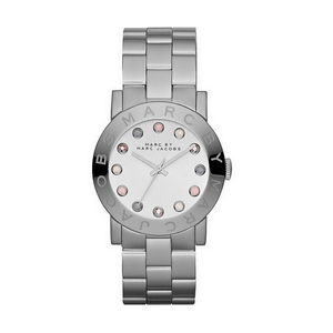 Marc Jacobs Amy Dexter Silver Dial Silver Steel Strap Watch for Women - MBM3214 Buy Now By Marc Jacobs