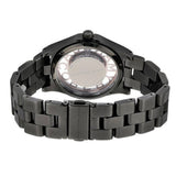 Marc Jacobs Henry Skeleton Black Dial Black Steel Strap Watch for Women - MBM3254 Buy Now By Marc Jacobs