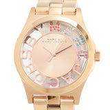 Marc Jacobs Henry Skeleton Rose Gold Dial Rose Gold Steel Strap Watch for Women - MBM3264 Buy Now By Marc Jacobs