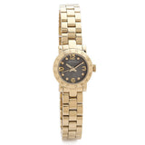 Marc Jacobs Amy Mother of Pearl Black Dial Gold Steel Strap Watch for Women - MBM3275 Buy Now By Marc Jacobs