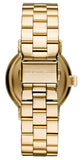 Marc Jacobs Baker Black Dial Gold Steel Strap Watch for Women - MBM3355 Buy Now By Marc Jacobs