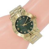 Marc Jacobs Amy Green Dial Gold Steel Strap Watch for Women - MBM8609 Buy Now By Marc Jacobs