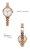 Marc Jacobs Sally White Dial Rose Gold Steel Strap Watch for Women - MBM8643 Buy Now By Marc Jacobs