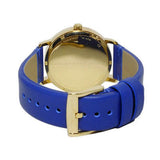 Marc Jacobs Fergus Blue Dial Blue Leather Strap Watch for Women - MBM8650 Buy Now By Marc Jacobs