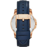 Fossil Grant Mechanical Blue Dial Blue Leather Strap Watch for Men - ME3054 Buy Now By Fossil