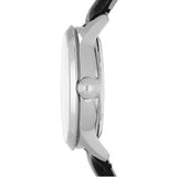 Fossil Townsman Automatic Skeleton White Dial Black Leather Strap Watch for Men - ME3085 Buy Now By Fossil