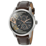 Fossil Townsman Automatic Black Dial Brown Leather Strap Watch for Men - ME1163 Buy Now By Fossil