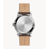 Fossil The Commuter White Dial Brown Leather Strap Watch for Men - FS5275 Buy Now By Fossil