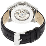Fossil Grant Skeleton White Dial Black Leather Strap Watch for Men - ME3053 Buy Now By Fossil