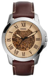 Fossil Grant Chronograph Cream Dial Brown Leather Strap Watch for Men - ME3122 Buy Now By Fossil