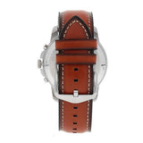 Fossil Grant Sport Automatic Skeleton Blue Dial Brown Leather Strap Watch for Men - ME3140 Buy Now By Fossil