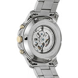 Fossil Grant Automatic Skeleton Black Dial Silver Steel Strap Watch for Men - ME3103 Buy Now By Fossil