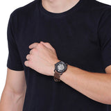 Fossil Commuter Automatic Black Dial Brown Leather Strap Watch for Men - ME3158 Buy Now By Fossil