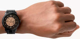 Fossil Neutra Automatic Skeleton Black Dial Black Steel Strap Watch for Men - ME3183 Buy Now By Fossil