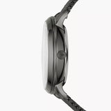 Fossil Neutra Automatic Skeleton Black Dial Grey Mesh Strap Watch for Men - ME3185 Buy Now By Fossil