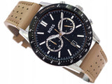 Hugo Boss Allure Black Dial Brown Leather Strap Watch for Men - 1513964 Buy Now By Hugo Boss