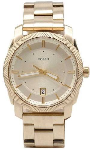 Fossil Machine Gold Dial Gold Steel Strap Watch for Men - FS5264 Buy Now By Fossil