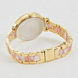 Michael Kors Sofie Crystals Mother of Pearl Pink Dial Two Tone Steel Strap Watch For Women - MK4344 Buy Now By Michael Kors