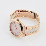 Michael Kors Channing Quartz Mother of Pearl Pink Dial Two Tone Steel Strap Watch For Women - MK6652 Buy Now By Michael Kors