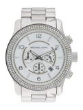 Michael Kors Runway Chronograph Quartz Silver Dial Silver Steel Strap Watch For Women - MK5574 Buy Now By Michael Kors