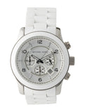 Michael Kors Oversize White Dial White Steel Strap Watch for Men - MK8108 Buy Now By Michael Kors