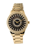 Michael Kors Layton Quartz Black Dial Gold Steel Strap Watch For Women - MK6892 Buy Now By Michael Kors