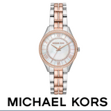Michael Kors Lauryn Mother of Pearl Dial Two Tone Steel Strap Watch For Women - MK3979 Buy Now By Michael Kors