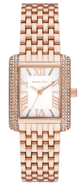 Michael Kors Emery Three-Hand White Dial Rose Gold Steel Strap Watch for Women - MK4743 Buy Now By Michael Kors