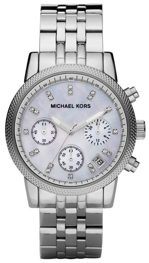 Michael Kors Ritz White Dial Silver Stainless Steel Strap Watch for Women - MK5020 Buy Now By Michael Kors