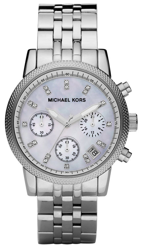 Michael Kors Ritz White Dial Silver Stainless Steel Strap Watch for Women - MK5020 Buy Now By Michael Kors