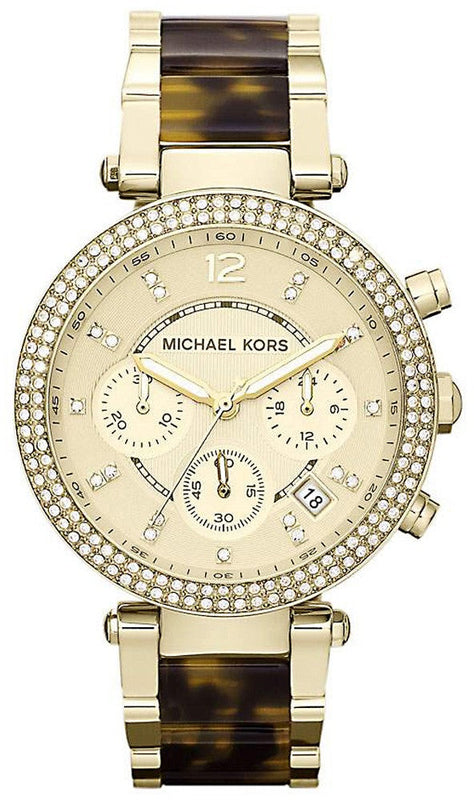 Michael Kors Parker Gold Dial Two Tone Steel Strap Watch for Women - MK5688 Buy Now By Michael Kors