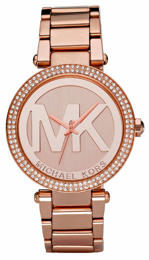 Michael Kors Parker Rose Gold Dial Rose Gold Steel Strap Watch for Women - MK5865 Buy Now By Michael Kors