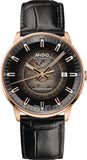 Mido Commander Automatic Black Dial Black Leather Strap Watch For Men - M021.407.36.411.00 Buy Now By Mido