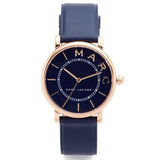 Marc Jacobs Roxy Navy Blue Dial Blue Leather Strap Watch for Women - MJ1534 Buy Now By Marc Jacobs