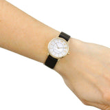 Marc Jacobs Roxy White Dial Black Leather Strap Watch for Women - MJ1537 Buy Now By Marc Jacobs
