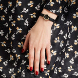 Marc Jacobs Roxy Black Dial Black Leather Strap Watch for Women - MJ1585 Buy Now By Marc Jacobs