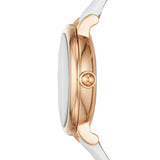 Marc Jacobs Roxy Silver Dial White Leather Strap Watch for Women - MJ1634 Buy Now By Marc Jacobs