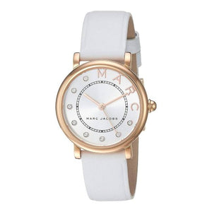 Marc Jacobs Roxy Silver Dial White Leather Strap Watch for Women - MJ1634 Buy Now By Marc Jacobs