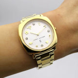 Marc Jacobs Mandy White Dial Gold Steel Strap Watch for Women - MJ3573 Buy Now By Marc Jacobs