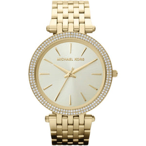 Michael Kors Darci Silver Dial Gold Stainless Steel Strap Watch for Women - MK3191 Buy Now By Michael Kors