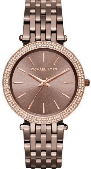 Michael Kors Darci Quartz Brown Dial Brown Steel Strap Watch For Women - MK3416 Buy Now By Michael Kors