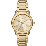 Michael Kors Hartman Quartz Gold Dial Gold Steel Strap Watch For Women - MK3490 Buy Now By Michael Kors