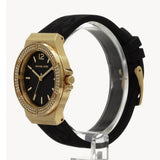 Michael Kors Mini Lennox Quartz Black Dial Black Silicone Strap Watch For Women - MK7281 Buy Now By Michael Kors